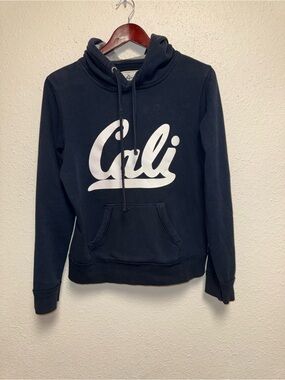 Reflex Navy Pullover Hoodie with White Script